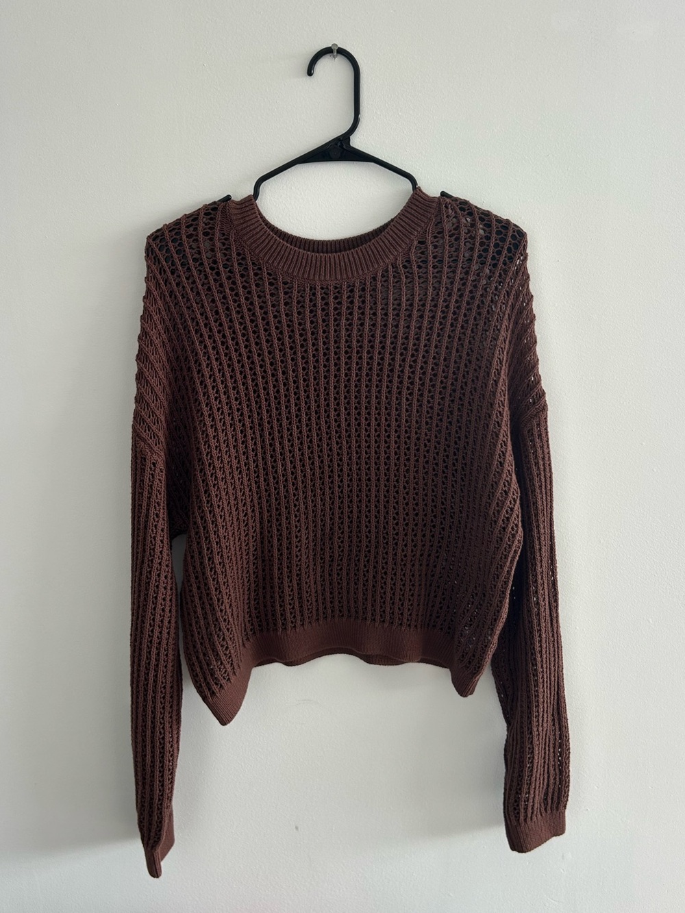 Old Navy Women's Chocolate Brown Knit Sweater